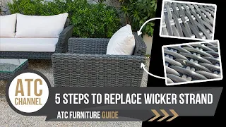 5 Easy Steps To Replace The Wicker Strands Damaged