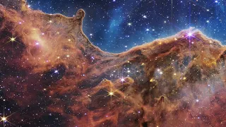 “Cosmic Cliffs” in the Carina Nebula NASA 8k TV ULTRA HD Relaxing Music Space Exploration