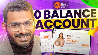 AU Bank Zero Balance Account Opening | AU Small Finance Bank Account Open