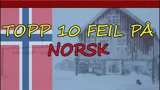Topp 10 Feil på norsk
