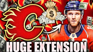 HUGE CALGARY FLAMES NEWS: JONATHAN HUBERDEAU SIGNS MASSIVE 8-YEAR EXTENSION (RIP Montreal Canadiens)