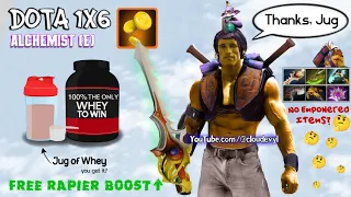 DOTA 1x6: Alchemist (E) - The Only Whey To Win 🤣 (2/3)