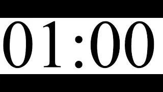 Cronometro simple cuenta atras 1 minuto.  Con ALARMA FINAL. Bomba Cuenta regresiva: Jimin bts