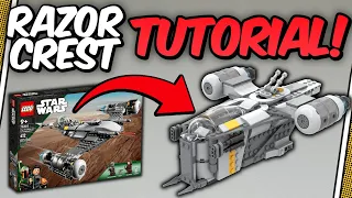 How To Turn Mando's N-1 Fighter into a Razor Crest Starfighter! - LEGO 75345 ALT Build Tutorial