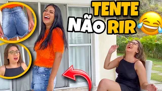 DESAFIO TENTE NÃO RIR *NÍVEL HARD* ft. Jaque Sobrinho