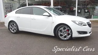 Vauxhall Insignia SRI VX Line Nv CDTi 5dr. Summit White.Umesh Samani Specialist Cars Stoke on Trent.