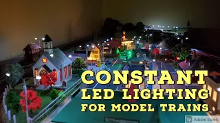 Constant LED lighting for Model trains ; a Comparison of 3 methods