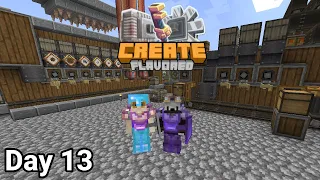 Day 13 || Create Mod Flavored SMP (Ft. Friends!) || Minecraft Modded Live!