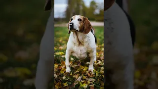 Эстонская гончая решила дать дёру. Видео о том, как я хотел собачку пофоткать