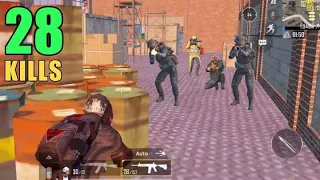 ME VS 3 SQUADS AT THE SAME TIME | 28 KILLS SOLO VS SQUAD | PUBG MOBILE