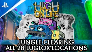 High on Life [PS5] - All 28 Jungle Clearing Luglox Locations (Chests) | Luglox Genocide Trophy Guide