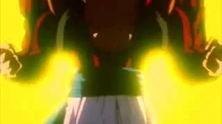 La fusione di Goku e Vegeta in SSJ4 che danno origine a Gogeta SSJ4 ITA Blu ray HD 1080p