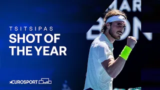Contender of SHOT OF THE YEAR from Stefanos Tsitsipas 🔥😮‍💨 | Australian Open 2024 🇦🇺