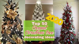 TOP 50 Elegant Christmas Tree Decorating Ideas 2020