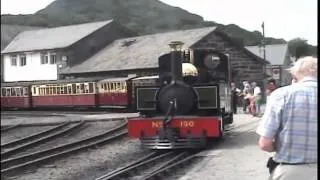 Ffestiniog & Welsh Highland Railways- Porthmadog Harbour Station 25 July 2012 Part 1