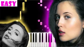 ✅Alice Merton - No Roots  | SLOW EASY PIANO TUTORIAL