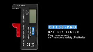 How to use Battery Voltage Tester ANENG BT-168 PRO