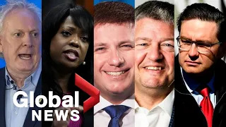 Conservative leadership race: 5 candidates square off at debate in Ottawa | FULL