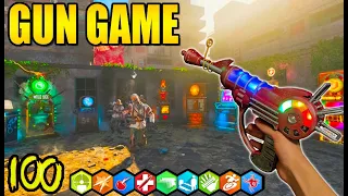 GUN GAME on This BEAUTIFUL Tiny Custom Zombie Map [BO3 Zombies]