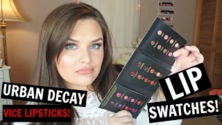 Urban Decay Vice Lipstick Review + Lip Swatches | 2016