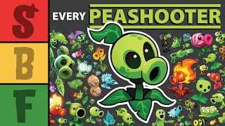 Ranking EVERY Peashooter EVER