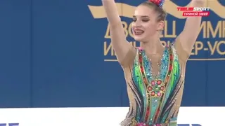 ФИНАЛ Обручи и булавы FIG World Challenge Cup 11 07 2021, MOSCOW  Сборная Узбекистана