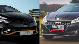 CLIO 4RS TROPHY (220 HP) VS PEUGEOT 208 GTI 30TH (208 HP) / 0-200