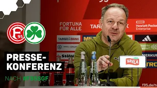 Zorniger: "Ärgert uns sehr" | PK nach #F95SGF