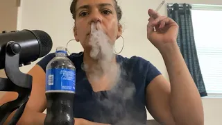 ASMR | Nostril Exhales Cigarette Smoke Lots of Relaxation & Smoke 👃 Nose Smoke