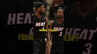 Dwyane Wade QUESTIONED LeBron James' fit with the Heat | #nba #shorts