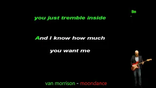 van morrison  -  moondance - Backing Track  Lyrics