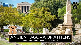 Ancient Agora of Athens - 4K Guided Walk with History Facts and Top Tips