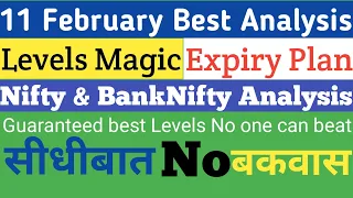 NIFTY PREDICTION & BANKNIFTY ANALYSIS FOR 11 FEBRUARY - NIFTY TARGET FOR TOMORROW Options Guide