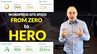 Speed Up Your Wordpress Site From ZERO to HERO in less than 10 minutes