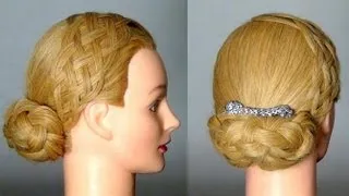 Вечерняя, свадебная прическа. Wedding prom hairstyles for medium long hair