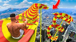 DON'T Go Down This WATERSLIDE in GTA 5..