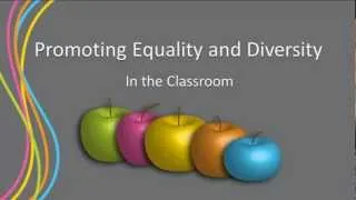 Promoting Equality and Diversity in the Classroom