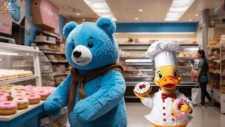 Blue Bear's Secret Map Adventure: Duckymaze Donut Quest! 🐻🍩 #donut #donutday #storytime