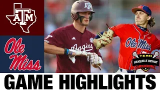 #3 Texas A&M vs Ole Miss Highlights | NCAA Baseball Highlights | 2024 College Baseball