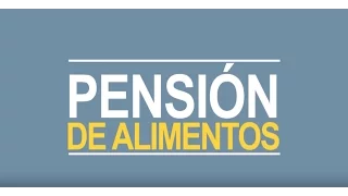 El Trámite (1): Pensión de alimentos