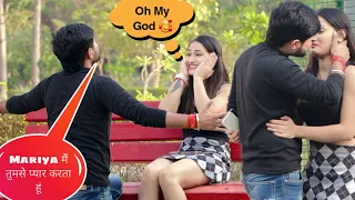 Real Ki$$ing 😘 Prank On Mariya || Full Masti ||  Prank Gone Romantic 😱😱 || Hem Yadav