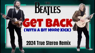 The Beatles 'Get Back' 2024 More Kick Remix | Drums Boosted, Paul's Vocal Raised, John's Unlocked