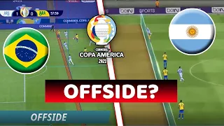 Richarlison Goal is Offside? | DI MARIA GOAL IS OFFSIDE? | Argentina vs Brazil Offside