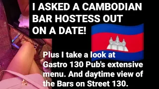 RED-LIGHT DISTRICT DAYTIME VIEW & REVIEW OF ONE OF ITS BEST PUBS! PLUS I ASKED OUT A BAR GIRL! 🇰🇭