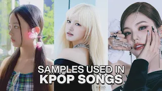 samples used in girl group k-pop songs