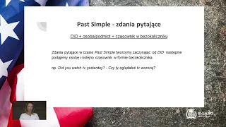 Czas przeszły: PAST SIMPLE