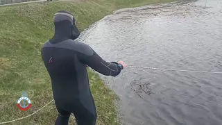 Под Гомелем из-за открытого шлюза вода добралась до многоэтажек - водолазы ОСВОД помогли | Паводок