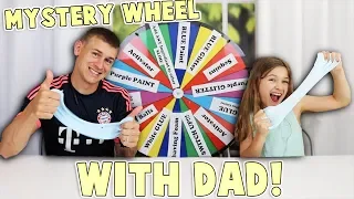 Mystery Wheel of Slime Switch Up Challenge! Father's Day Edition!