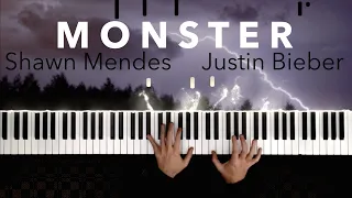 Shawn Mendes, Justin Bieber - Monster | EPIC Piano Cover by Paul Hankinson