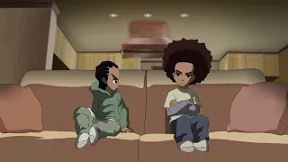 Riley doesn't want a hoe for a grandma. What if she comes to school on career day? | Boondocks 1x3